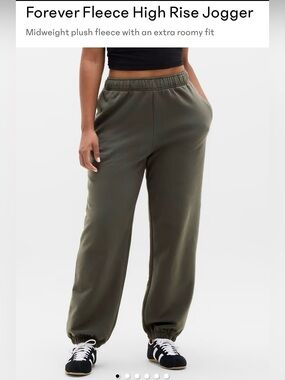 Athleta forever fleece high rise jogger size XS